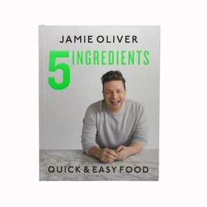 JAMIE OLIVER 5 Ingredients Hardcover Cookbook